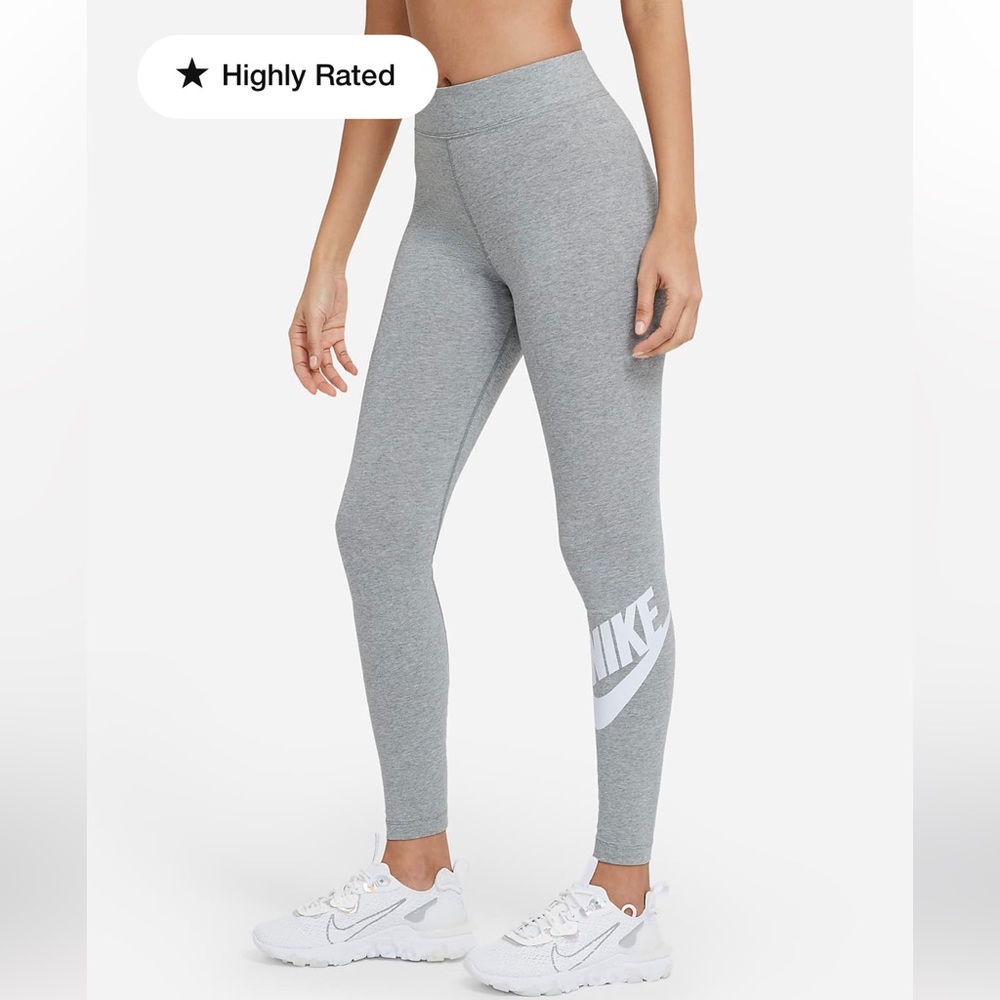 Nike Cotton Blend Gray Leggings